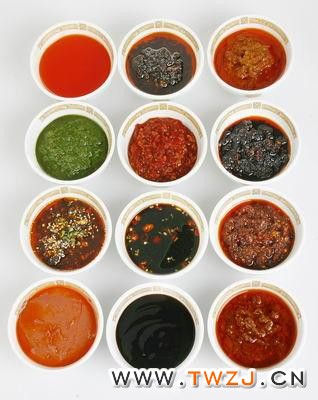 常见的火锅味碟