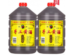 绍兴特产黄酒 老闸黄酒五年手工糯米花雕酒 2.1升桶装料酒图3