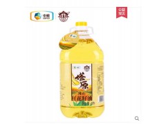 中粮塔原新疆红花籽油食用油5L大桶装养生堂推荐家用好油一级压榨图3